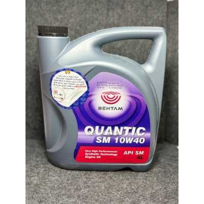 روغن موتور|روغن موتور 40-10 QUANTIC  SM به توتال 4 ليتري - BEHTAM